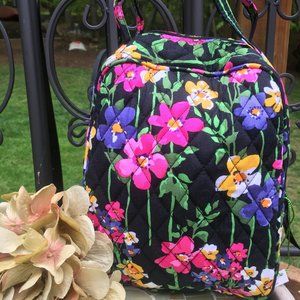 Vera Bradley Wildflower Garden Canvas Lunch Bag